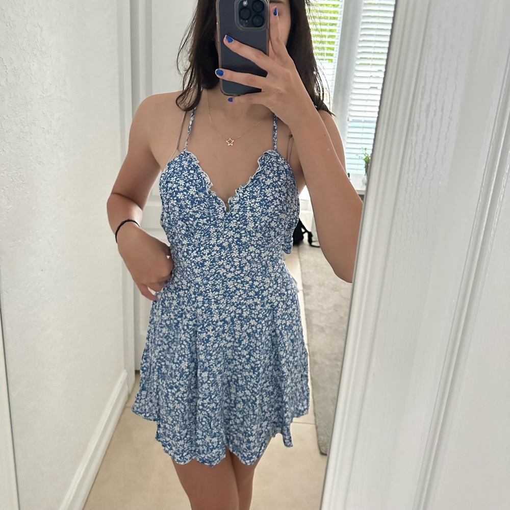 🦋Cider Floral Blue Dress🦋